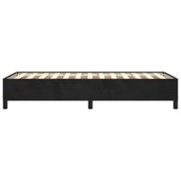 Bedframe fluweel zwart 80x200 cm - thumbnail
