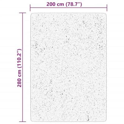 VidaXL Vloerkleed huarte laagpolig zacht wasbaar 200x280 cm roze