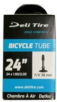 Deli tire binnenband sv-10 24 inch 40/54-507 24x1.75 /2.125 35 mm - thumbnail