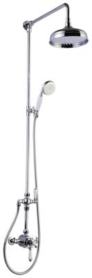 Best Design Regendoucheset Retro Canterbury Opbouw Ø20 cm Thermostatisch Chroom