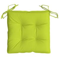 VidaXL Stoelkussens 4 st 40x40x7 cm oxford stof heldergroen - thumbnail