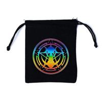 Katoenen Cadeauzakje Godin Zwart uit India - thumbnail