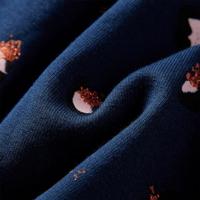 Kinderjurk met lange mouwen 104 marineblauw - thumbnail