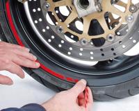 Tape voor wielen Foliatec 34440 Rood - thumbnail