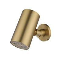 Hoofddouche Wiesbaden UniMatch Beam Rond 1 Stand met Muurbevestiging Geborsteld Messing PVD - thumbnail