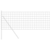 VidaXL Euro hek grijs 0,6 x 10 m pvc-gecoat ijzer - thumbnail