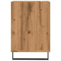 Tv-meubel 100x35x55 cm bewerkt hout artisanaal eikenkleur - thumbnail