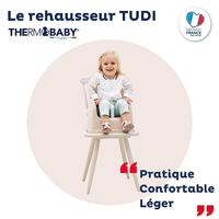 THERMOBABY Stoelverhoger Block Glanzend Bruin - thumbnail