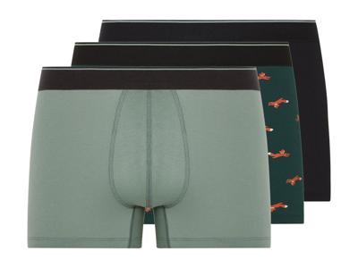 esmara Men Set van 3 heren boxers (zwart/groen/lichtgroen, XL) esmara Men Set van 3 heren boxers (zwart/groen/lichtgroen, XL)