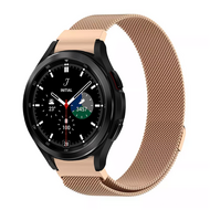 Samsung Galaxy Watch 4 Classic - 42mm / 46mm - Milanese bandje (ronde connector) - Champagne goud - thumbnail