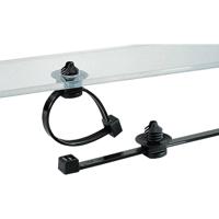 HellermannTyton 150-31097 T30LFT6LG-PA66HS/PA66HIRHS-BK Kabelbinder 200 mm 3.50 mm Zwart Met spreidanker 500 stuk(s) - thumbnail