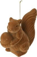 Kersthanger eekhoorn 16 cm tussen bruin - thumbnail