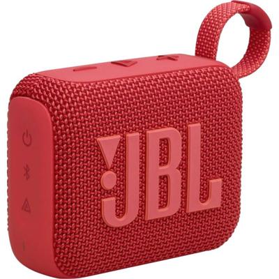 JBL JBL Go 4 - Lautsprecher - tragbar - kabellos Bluetooth luidspreker Draagbaar, Stofdicht, Waterafstotend Rood