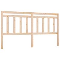 Hoofdbord 186x4x100 cm massief grenenhout - thumbnail