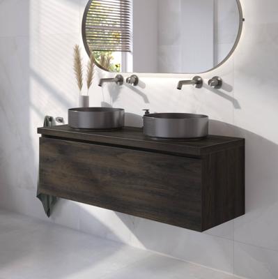 Ben Tendenza badmeubel incl. afdekblad 120x46x42cm coal oak