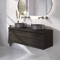 Ben Tendenza badmeubel incl. afdekblad 120x46x42cm coal oak - thumbnail