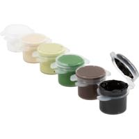 Creativ Company Plus color acrylverf naturel kleuren - 6x5ml. - thumbnail