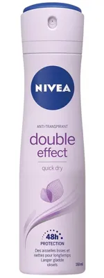 Nivea Nivea Deodorant Double Effect Spray (150ml) Nivea Nivea Deodorant Double Effect Spray (150ml)
