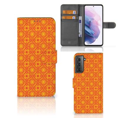 Samsung Galaxy S21 Plus | Telefoon Hoesje | Batik Oranje