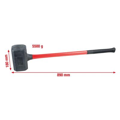 KS Tools 140.5259 Terugslagvrije beschermhamer, XL, 5500g