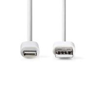 Nedis CCGB39300WT10 Sync And Charge-kabel Apple Lightning - Usb-a Male 1,0 M Wit - thumbnail
