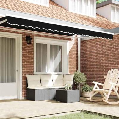Markies Valance Zwart 3.8 x 0.2 m Canvas Markies Valance Zwart 3.8 x 0.2 m Canvas