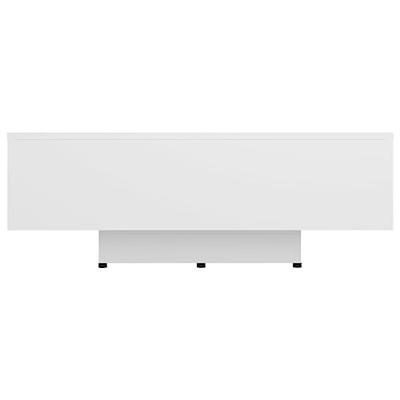 Salontafel 85x55x31 cm spaanplaat wit