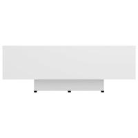 Salontafel 85x55x31 cm spaanplaat wit - thumbnail