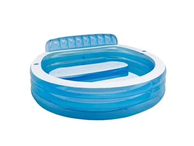 Intex Opblaasbaar zwembad met bankje