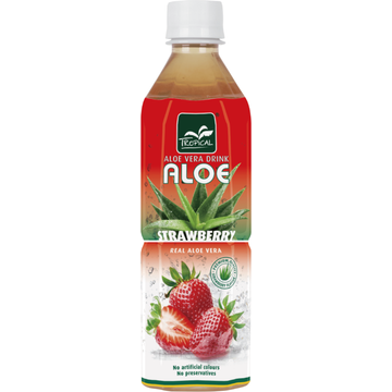 Tropical Aloe Vera Drink Strawberry 500 ml bij Jumbo