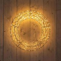 Krans metaal 1800led flash ip44 trafo met timer en dimmer 58x12 cm classic warm Anna's Collection - Annas collection - thumbnail