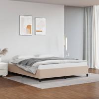 Bedframe kunstleer cappuccinokleurig 160x200 cm - thumbnail