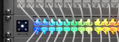 Ubiquiti unifi etherlighting patch cable kabel (wit/transparant, 15cm)