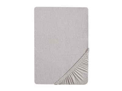 Biberna Jersey hoeslaken (Grijs, 180-200 x 200 cm)