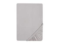 Biberna Jersey hoeslaken (Grijs, 180-200 x 200 cm) - thumbnail