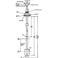 TE Connectivity Sensor EVS722-51 Vlotterschakelaar 250 V/AC, 100 V/DC 1 A 1x NO, 1x NC IP65 1 stuk(s) - thumbnail