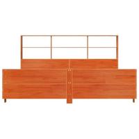 Bedframe zonder matras massief grenenhout wasbruin 180x200 cm - thumbnail