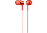 Sony MDR-EX155AP Headset In-ear 3,5mm-connector Rood - thumbnail