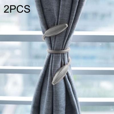 2 PC'S Fashion versieringen creatieve gordijn stropdas touw (grijs)