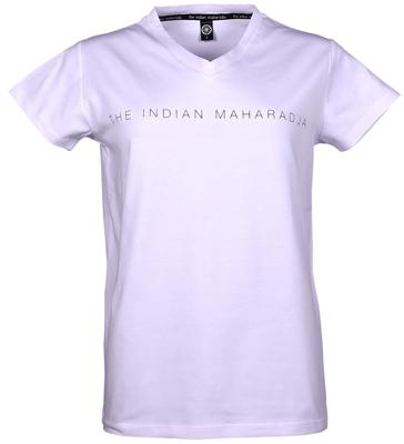 The Indian Maharadja Dames Fun Tee Lean IM - White