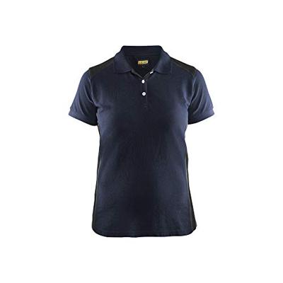 Blåkläder Dames poloshirt piqué 33901050 | Donker marineblauw/Zwart | Maat XXL - 7330509646618
