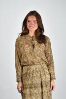 Marant Etoile blouse Maria HT0029FA-D1J14E khaki - thumbnail