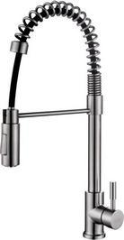 Wiesbaden 304 Floyd keukenkraan met coldstart en handdouche RVS 24.3704