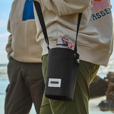 Zwarte Black+Blum Geïsoleerde Flessentas - Koeltas voor fles - Zwart