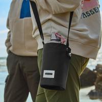 Zwarte Black+Blum Geïsoleerde Flessentas - Koeltas voor fles - Zwart - thumbnail