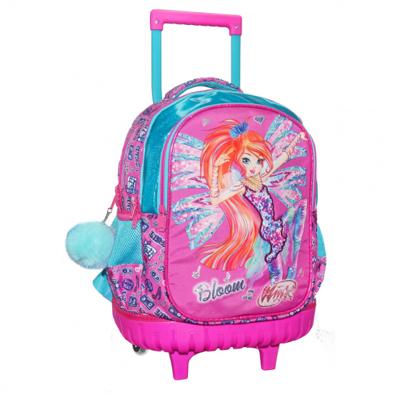 Nickelodeon trolley rugzak Winx Club meisjes 45 cm roze/blauw