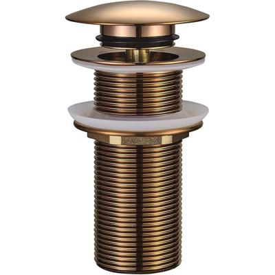 Wiesbaden Caral Clickwaste Afvoerplug Verlengd Geborsteld Brons 5/4 Inch