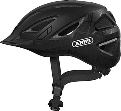 ABUS urban-i 3.0 helm, zwart hoofdomtrek m | 52-58cm