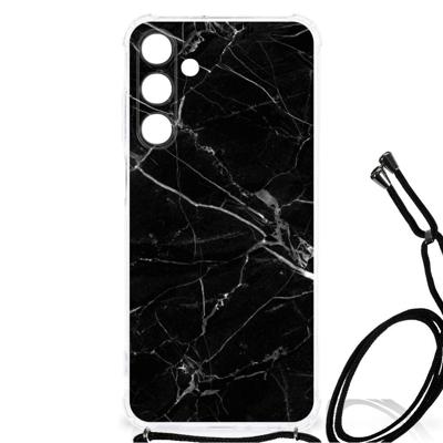 Samsung Galaxy A25 Anti-Shock Hoesje Marmer Zwart - Origineel Cadeau Vader Samsung Galaxy A25 Anti-Shock Hoesje Marmer Zwart - Origineel Cadeau Vader