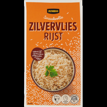 Jumbo Zilvervliesrijst 400 g